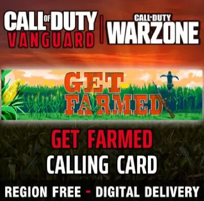 Call of Duty Vanguard Get Farmed Calling Card IN-GAME