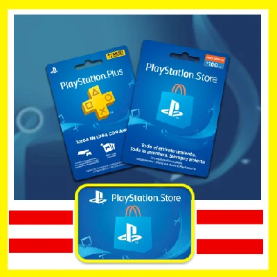 ⭐️Gift CARDS⭐🇦🇹 PSN 20-300 EURO (Austria) PSN Austria