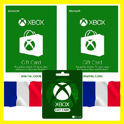 ⭐️GIFT CARD⭐🇫🇷 Xbox Live Gift Card 5-200 EUR (France)