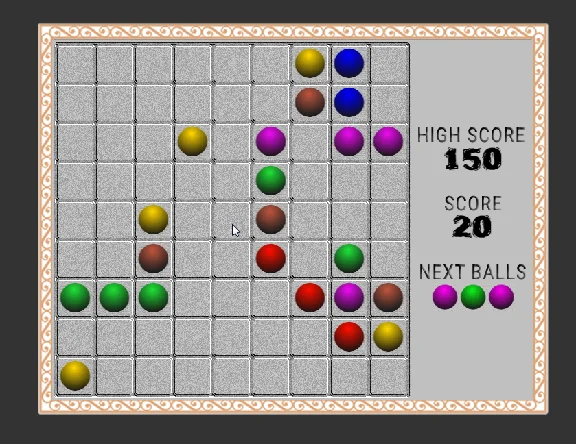 SAV Lines  - remake of the classic game "Color Lines"