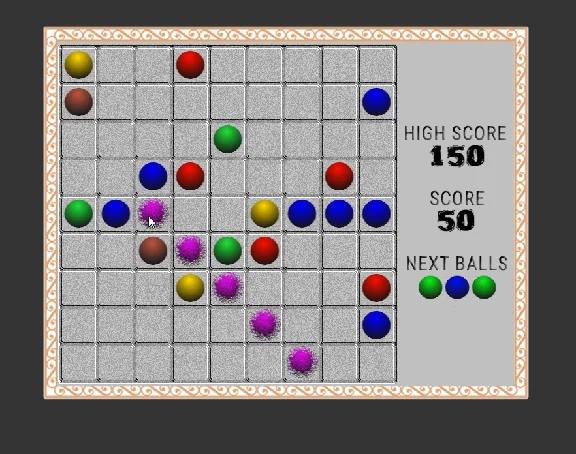 SAV Lines  - remake of the classic game "Color Lines"