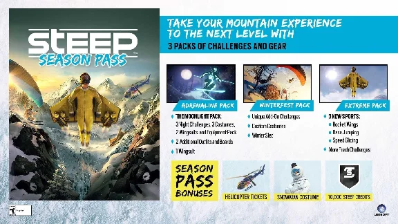 Steep - Season Pass UBI KEY REGION EU