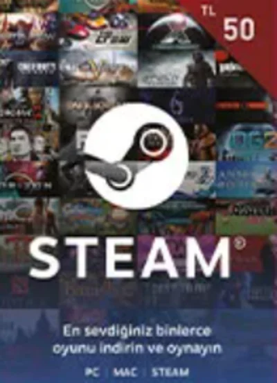 🔥STEAM ✅50 TL✅ REPLENISHMENT CARD (0% commission)