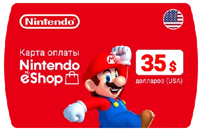 ⭐35$ US Nintendo eShop Gift Card (USA) ✅ [Without fee]