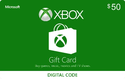 Xbox Microsoft Gift Card 50 $ USD USA + GIFT 🎁