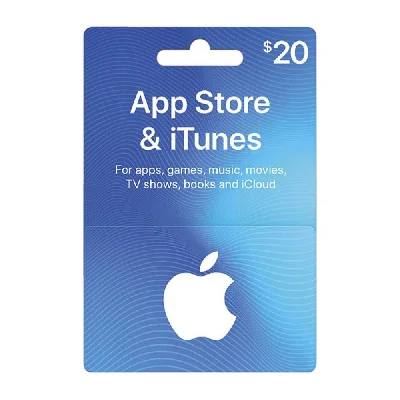 iTunes Gift Card Apple Store INSTANT 20$ USD USA US