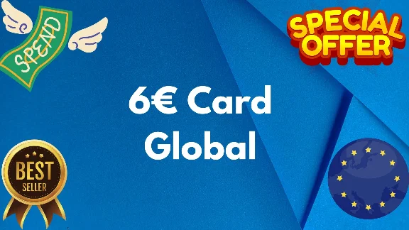 💶6€ Card Global🌎All Services/Subscriptions/Others✅⭐