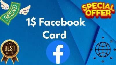 💵1$ Card For FACEBOOK ADS🔥⭐