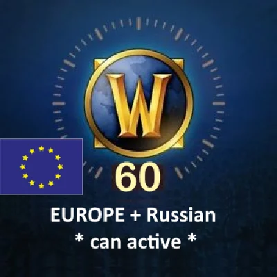 World of Warcraft 60 days Time Card + Classic EU/RU 🟢