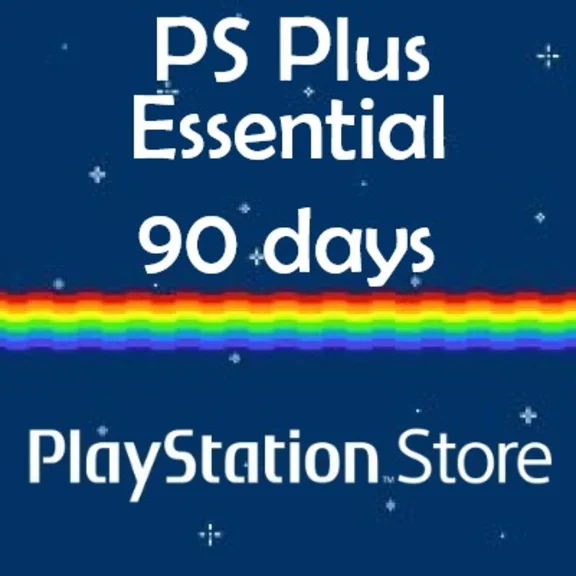 ⭐️PS Plus Essential Recharge Card 3 months UK