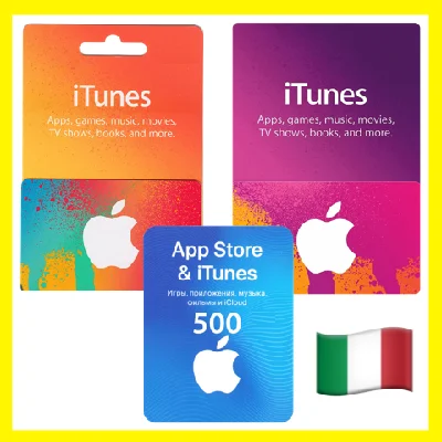 ⭐🇮🇹 App Store/iTunes Подарочная карта Италия / Italy