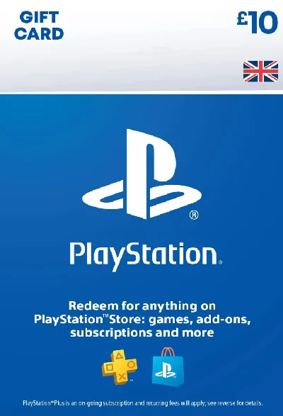 PSN £10 UK GBP  PlayStation Network (0% Комиссия)