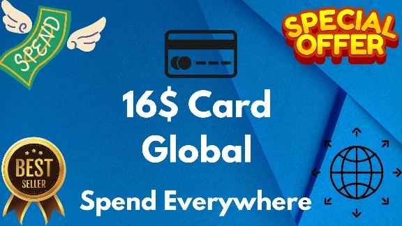💵16$ Card Global🌎All Services/Subscriptions/Others✅
