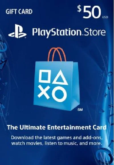 PSN PLAYSTATION NETWORK CARD 50 USD USA