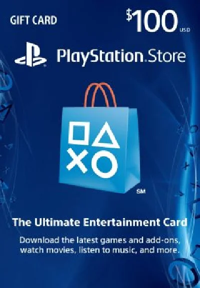 PSN PLAYSTATION NETWORK CARD 100 USD USA