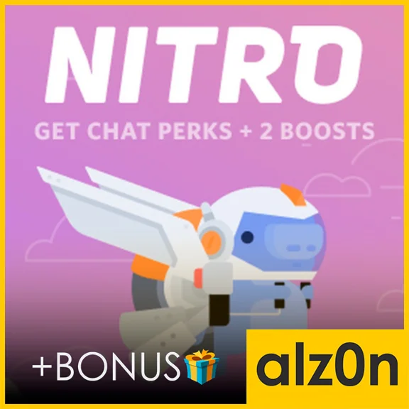 🟥Discord Nitro Full 1 месяц + 2 буста + ПОДАРОК🎁