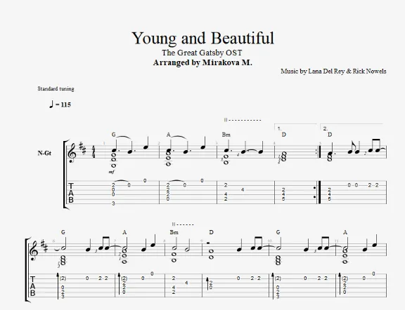 Young and Beautiful