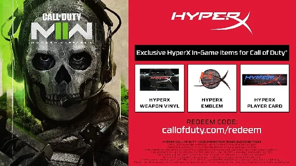 🔥 HyperX 🔥 Call of Duty: Modern Warfare 2 COD MW 2 🎁