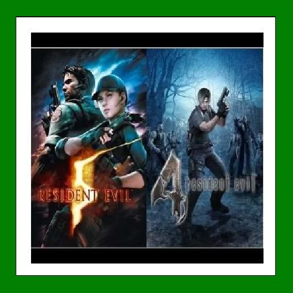 ✅Resident Evil 4 (2005) + Resident Evil 5✔️Steam 25game
