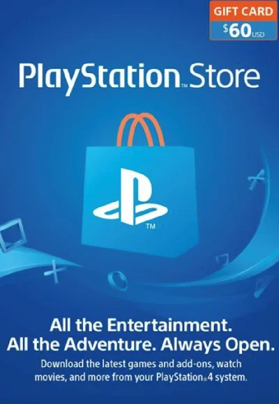 🔥Playstation Network PSN🔥 Gift Card 60$ - USA Fast