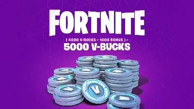 ⭐FORTNITE EPIC GAMES 5000 V-BUCKS ⭐Epic⭐ GLOBAL🔑+0%