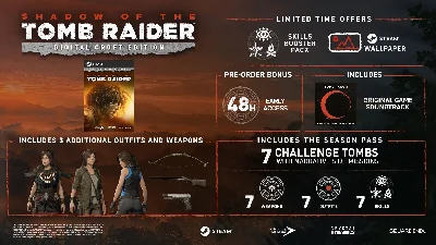 Shadow of the Tomb Raider Croft Edition Steam CD Key