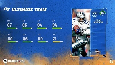 Madden NFL23 Doritos MUT Pack Deion Sanders OVR 84 XBOX