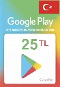 🔥Google Play 🔥Gift Card 25 TL Turkey🇹🇷 Instant