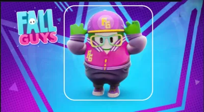 FALL GUYS Фиолетовый хипстерский костюм КОД GLOBAL