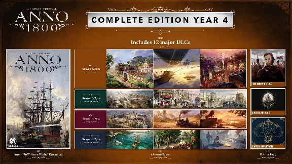 Anno 1800 - Complete Edition Year 4 UBI KEY REGION EU