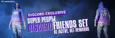 SUPER PEOPLE 2 Discord Friends Hoodie Set CODE GLOBAL🎁