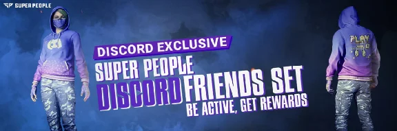 SUPER PEOPLE 2 Discord Friends Hoodie Set CODE GLOBAL🎁