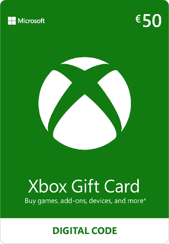 XBOX Live 50 EUR Gift Card - EU/EURO Без комиссии