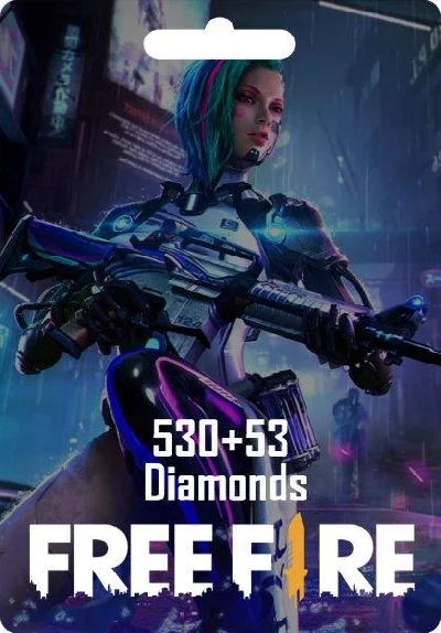 🔥Free Fire (Garena) 530 + 53 Diamond Pins 🌏GLOBAL KEY