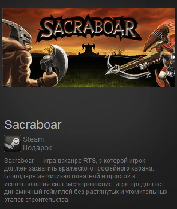 Sacraboar (Steam Gift / Region Free)