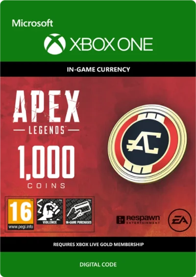 Apex Legends 1000 Coins 🔵[XBOX/🌍GLOBAL]