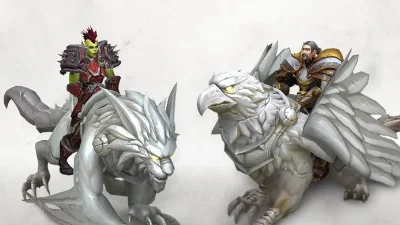 WoW 15th Anniversary Alabaster Mounts [US]