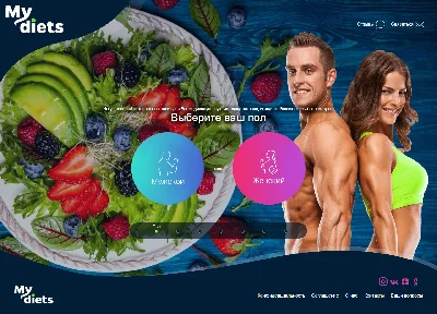 Diet - Passive Income Landing Page