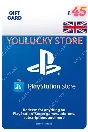 🕹️ PSN £45 (GBP) 💷UK💷 [Top-Up Wallet]