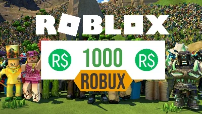 Roblox Gift Card 12.5 $ USD 1000 Robux Key USA