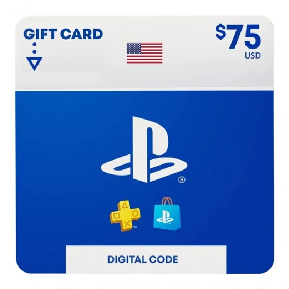PSN PlayStation Network Gift Card 75$ INSTANT USD USA