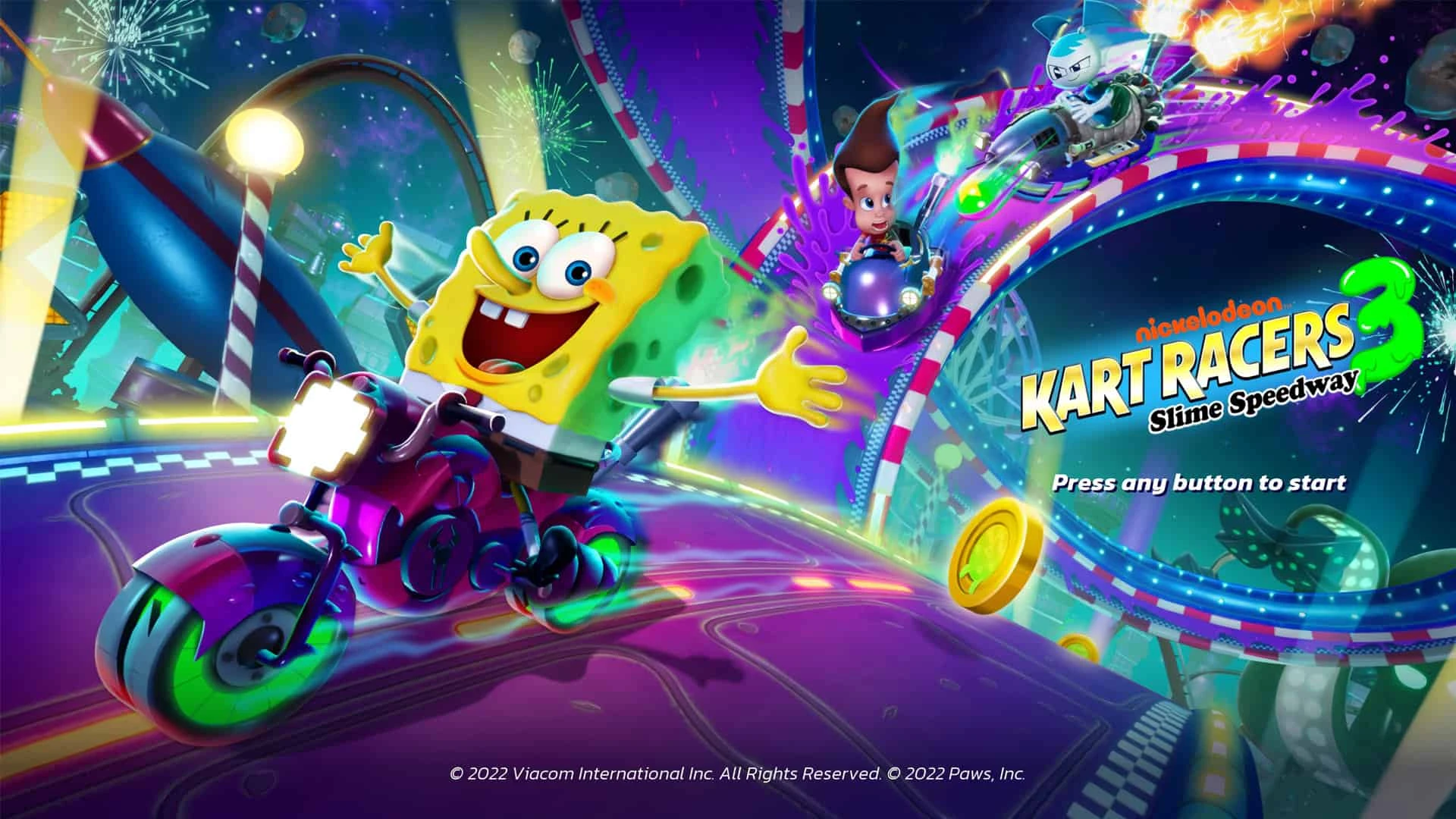 🔥 Nickelodeon Kart Racers 3: Slime Speedway Steam Key