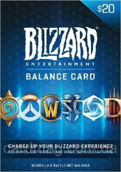 ✅ 50 USD Blizzard Gift Card [USA] (Official 🔑 KEY)