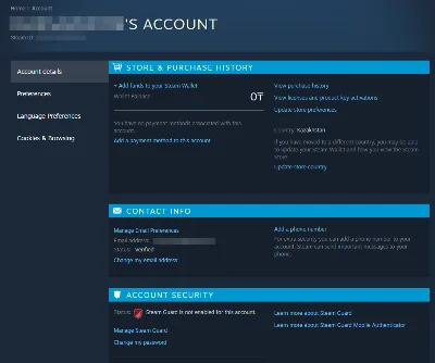 New Steam Account KZT (Trade Ready/maFiles/Full access)