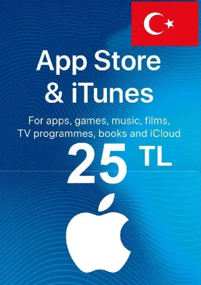 iTUNES GIFT CARD 25 TL ✅(TURKEY)
