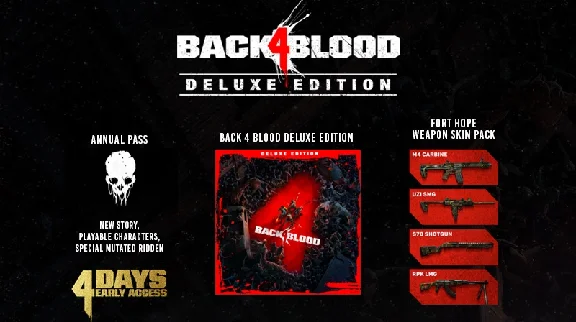 🔴 Back 4 Blood Deluxe 🔴 Steam Key RU\UA\BL\MD 🔴