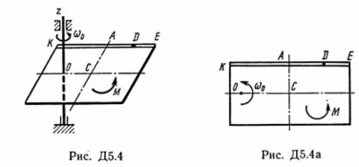 Решение Д5 В44 (рис 4 усл 4) теормех Тарг С.М. 1989 г