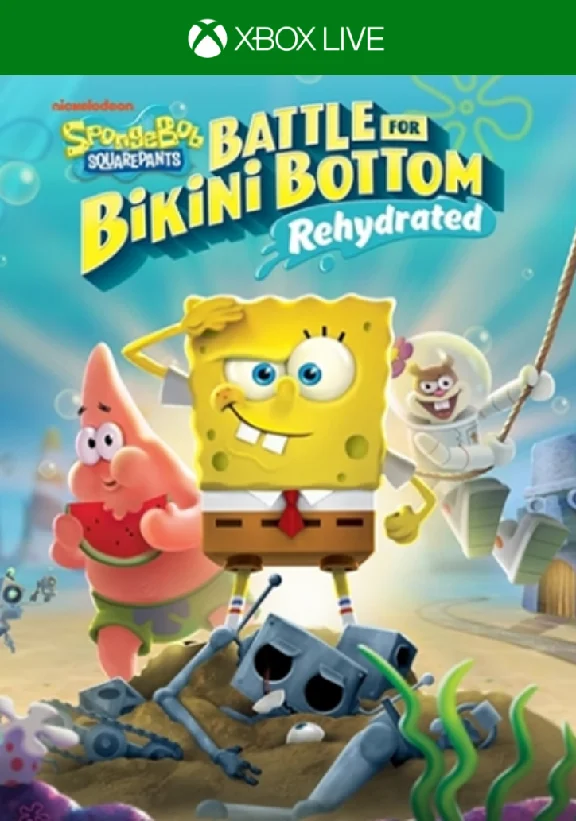 💳0% SpongeBob Battle Bikini Bottom-Rehydrated🟩🔑 XBOX