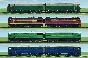 Diesel locomotive TE3 for Minecraft