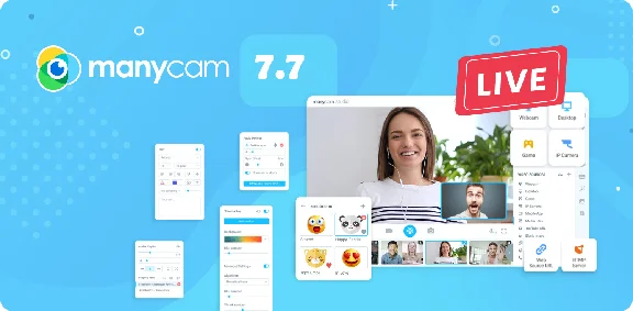 🐯ManyCam 7 Studio - LifeTime 🔥
